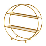 Maxbell 2 Tier Cupcake Stand Display Stand Cake Stand for Party Birthday Baby Shower gold