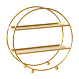 Maxbell 2 Tier Cupcake Stand Display Stand Cake Stand for Party Birthday Baby Shower gold