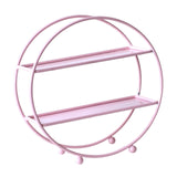 Maxbell 2 Tier Cupcake Stand Display Stand Cake Stand for Party Birthday Baby Shower pink