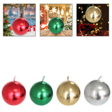 Maxbell Christmas Inflatable Ball Inflatable Xmas Ball for Porch Christmas Tree Yard Red