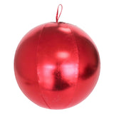 Maxbell Christmas Inflatable Ball Inflatable Xmas Ball for Porch Christmas Tree Yard Red