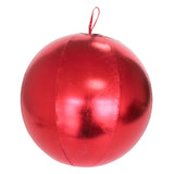 Maxbell Christmas Inflatable Ball Inflatable Xmas Ball for Porch Christmas Tree Yard Red