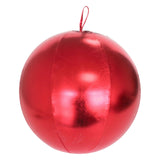 Maxbell Christmas Inflatable Ball Inflatable Xmas Ball for Porch Christmas Tree Yard Red