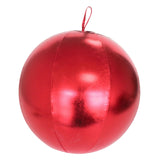 Maxbell Christmas Inflatable Ball Inflatable Xmas Ball for Porch Christmas Tree Yard Red