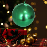 Maxbell Christmas Inflatable Ball Inflatable Xmas Ball for Porch Christmas Tree Yard Green