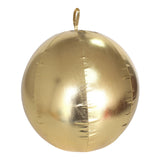Maxbell Christmas Inflatable Ball Inflatable Xmas Ball for Porch Christmas Tree Yard Gold