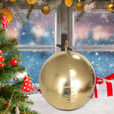 Maxbell Christmas Inflatable Ball Inflatable Xmas Ball for Porch Christmas Tree Yard Gold