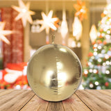 Maxbell Christmas Inflatable Ball Inflatable Xmas Ball for Porch Christmas Tree Yard Gold