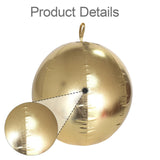 Maxbell Christmas Inflatable Ball Inflatable Xmas Ball for Porch Christmas Tree Yard Gold