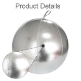 Maxbell Christmas Inflatable Ball Inflatable Xmas Ball for Porch Christmas Tree Yard Silver