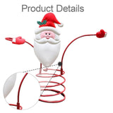 Maxbell Holiday Wine Bottle Glass Holder Kitchen Storage Rack for Bar Shelves Pantry Red Hat
