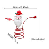 Maxbell Holiday Wine Bottle Glass Holder Kitchen Storage Rack for Bar Shelves Pantry Red Hat