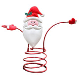 Maxbell Holiday Wine Bottle Glass Holder Kitchen Storage Rack for Bar Shelves Pantry Red Hat