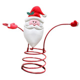 Maxbell Holiday Wine Bottle Glass Holder Kitchen Storage Rack for Bar Shelves Pantry Red Hat