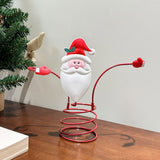 Maxbell Holiday Wine Bottle Glass Holder Kitchen Storage Rack for Bar Shelves Pantry Red Hat