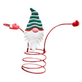Maxbell Holiday Wine Bottle Glass Holder Kitchen Storage Rack for Bar Shelves Pantry Green Hat
