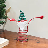 Maxbell Holiday Wine Bottle Glass Holder Kitchen Storage Rack for Bar Shelves Pantry Green Hat