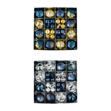 Maxbell 44 Pieces Christmas Ornaments Xmas Tree Ball for Holiday Wedding Engagements blue and gold