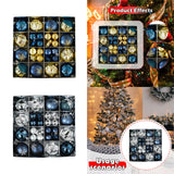 Maxbell 44 Pieces Christmas Ornaments Xmas Tree Ball for Holiday Wedding Engagements blue and gold