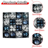 Maxbell 44 Pieces Christmas Ornaments Xmas Tree Ball for Holiday Wedding Engagements blue and argent