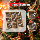 Maxbell 9Pcs Christmas Tree Decorations Charm Pendants for Celebration Wall Birthday Coffee