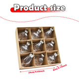 Maxbell 9Pcs Christmas Tree Decorations Charm Pendants for Celebration Wall Birthday Coffee