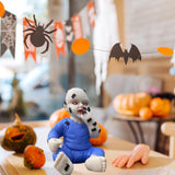 Maxbell Halloween Creepy Doll Halloween Ghost Doll for Haunted House Office Festival Blue