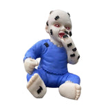 Maxbell Halloween Creepy Doll Halloween Ghost Doll for Haunted House Office Festival Blue