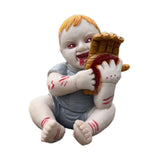 Maxbell Halloween Creepy Doll Halloween Ghost Doll for Haunted House Office Festival Grey