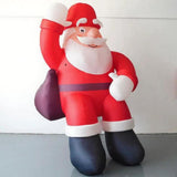 Maxbell Christmas Inflatable Santa Props Christmas Outdoor Decoration for Front Lawn 2m