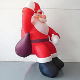 Maxbell Christmas Inflatable Santa Props Christmas Outdoor Decoration for Front Lawn 2m