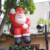 Maxbell Christmas Inflatable Santa Props Christmas Outdoor Decoration for Front Lawn 2m