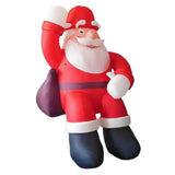 Maxbell Christmas Inflatable Santa Props Christmas Outdoor Decoration for Front Lawn 2m