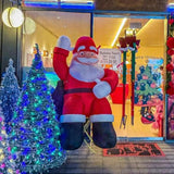 Maxbell Christmas Inflatable Santa Props Christmas Outdoor Decoration for Front Lawn 2m