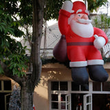 Maxbell Christmas Inflatable Santa Props Christmas Outdoor Decoration for Front Lawn 2m