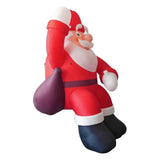 Maxbell Christmas Inflatable Santa Props Christmas Outdoor Decoration for Front Lawn 2m