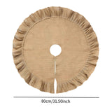 Maxbell Christmas Tree Skirt Decoration Farmhouse Round for Party Mat Winter Holiday 31inch