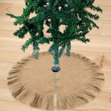 Maxbell Christmas Tree Skirt Decoration Farmhouse Round for Party Mat Winter Holiday 50inch