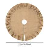 Maxbell Christmas Tree Skirt Decoration Farmhouse Round for Party Mat Winter Holiday 50inch