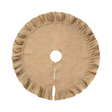 Maxbell Christmas Tree Skirt Decoration Farmhouse Round for Party Mat Winter Holiday 50inch