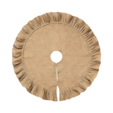 Maxbell Christmas Tree Skirt Decoration Farmhouse Round for Party Mat Winter Holiday 50inch
