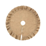 Maxbell Christmas Tree Skirt Decoration Farmhouse Round for Party Mat Winter Holiday 50inch