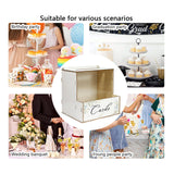Maxbell Wooden Wedding Card Box with Slot for Engagement Ceremony Table Centerpiece