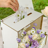 Maxbell Wooden Wedding Card Box with Slot for Engagement Ceremony Table Centerpiece