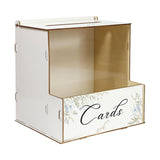 Maxbell Wooden Wedding Card Box with Slot for Engagement Ceremony Table Centerpiece