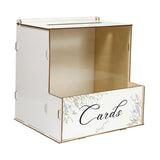 Maxbell Wooden Wedding Card Box with Slot for Engagement Ceremony Table Centerpiece