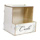 Maxbell Wooden Wedding Card Box with Slot for Engagement Ceremony Table Centerpiece