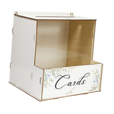 Maxbell Wooden Wedding Card Box with Slot for Engagement Ceremony Table Centerpiece