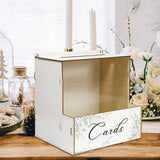 Maxbell Wooden Wedding Card Box with Slot for Engagement Ceremony Table Centerpiece