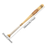 Maxbell Halloween Fake Baseball Bat Realistic Gifts Multifunctional Costume Dress up Length 78 cm